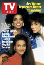 TV Guide cover - Robin Givens, Jackee, Oprah Winfrey - March 18, 1989