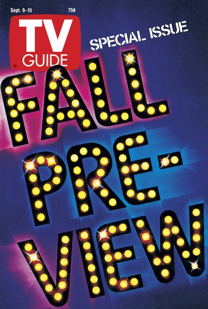 TV Guide cover - Fall Preview - September 9, 1989