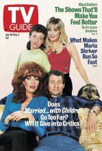 TV Guide cover - Christina Applegate, Buck, David Faustino, Ed O'Neill, Katey Sagal - July 29, 1989