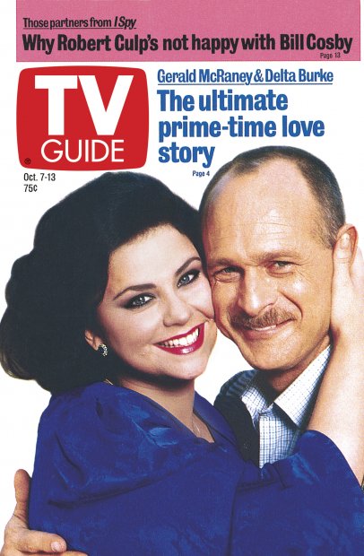 TV Guide cover - Delta Burke, Gerald McRaney - October 7, 1989