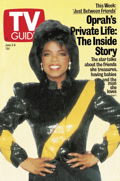 TV Guide cover - Oprah Winfrey - June 3, 1989