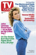 TV Guide cover - Vanna White - March 4, 1989