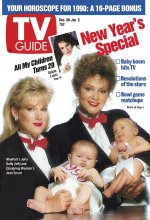 TV Guide cover - Seib Blake, Julia Duffy, Susan Lucci, Kayla Reece, Jean Smart - December 30, 1989