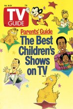 TV Guide cover - ALF, Bill Cosby, Garfield, Pee Wee Herman, Mighty Mouse, Keshia Knight Pulliam, Big Bird - February 18, 1989