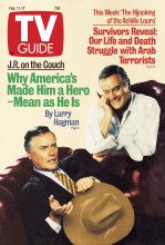 TV Guide cover - Larry Hagman - February 11, 1989