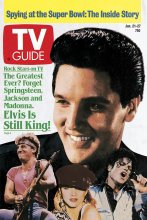 TV Guide cover - Michael Jackson, Madonna, Elvis Presley, Bruce Springsteen - January 21, 1989