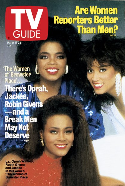TV Guide cover - Robin Givens, Jackee, Oprah Winfrey - March 18, 1989