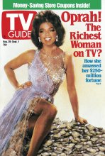 TV Guide cover - Oprah Winfrey - August 26, 1989