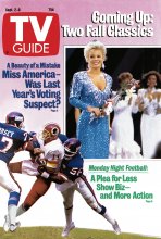 TV Guide cover - Gretchen Carlson, Eric Dorsey, Mark Rypien, Lawrence Taylor - September 2, 1989
