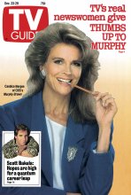 TV Guide cover - Scott Bakula, Candice Bergen - December 23, 1989