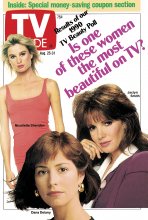 TV Guide cover - Dana Delany, Nicolette Sheridan, Jaclyn Smith - August 25, 1990