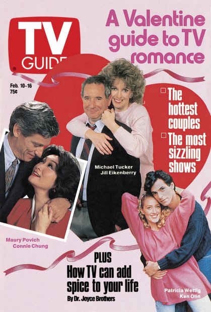 TV Guide cover - Connie Chung, Jill Eikenberry, Ken Olin, Maury Povich, Michael Tucker, Patricia Wettig - February 10, 1990
