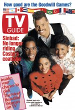 TV Guide cover - Jasmine Guy, Kadeem Hardison, Dawnn Lewis, Sinbad - July 14, 1990