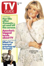 TV Guide cover - Linda Evans, Malcolm-Jamal Warner - November 24, 1990