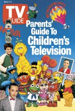 TV Guide cover - Babar, Pee Wee Herman, Muppets, Fred Rogers, Fred Savage - March 3, 1990