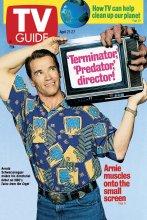 TV Guide cover - Arnold Schwarzenegger - April 21, 1990