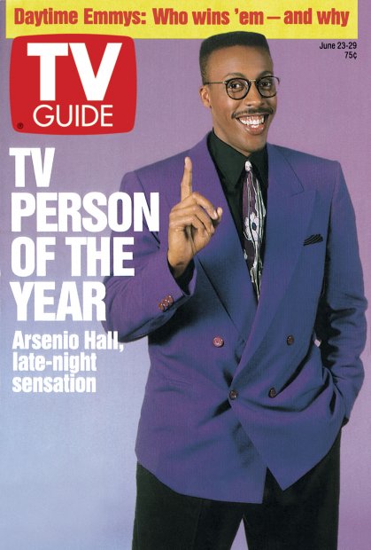 TV Guide cover - Arsenio Hall - June 23, 1990
