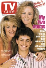 TV Guide cover - Barbara Cameron, Kirk Cameron, Joanna Kerns - May 12, 1990