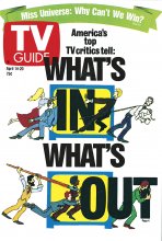 TV Guide cover - What's In, What's Out Miss Universe: Why Can't We Win? - April 14, 1990