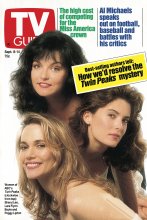 TV Guide cover - Lara Flynn Boyle, Sheryl Lee, Peggy Lipton - September 8, 1990
