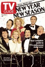 TV Guide cover - Candice Bergen, Pat Corley, Faith Ford, Charles Kimbrough, Robert Pastorelli, Joe Regalbuto, Grant Shaud - December 29, 1990