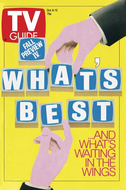 TV Guide cover - Fall Preview What's Best...And What's Waiting In The Wings - October 6, 1990