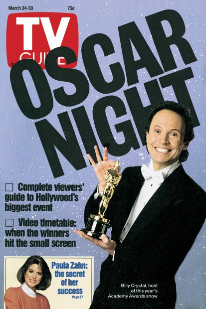 TV Guide cover - Billy Crystal, Paula Zahn - March 24, 1990