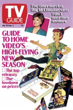TV Guide cover - Rue McClanahan, Pan Peter - July 28, 1990