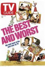 TV Guide cover - Andrew Dice Clay, Sam Donaldson, Erika Eleniak, Bunny Energizer, Sherilyn Fenn, David Hasselhoff, Kyle MacLachlan, Jackie Mason, Bob Newhart, Suzanne Pleshette, Lynn Redgrave, Diane Sawyer, Shawn Weatherly - July 7, 1990