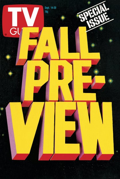 TV Guide cover - Fall Preview - September 14, 1991