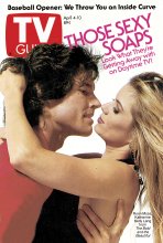 TV Guide cover - Katherine Kelly Lang, Ronn Moss - April 4, 1992