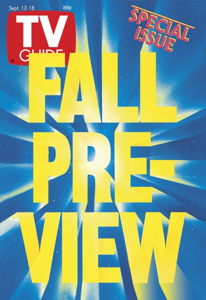 TV Guide cover - Fall Preview - September 12, 1992