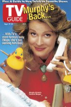 TV Guide cover - Candice Bergen - September 19, 1992