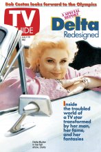 TV Guide cover - Delta Burke - July 4, 1992