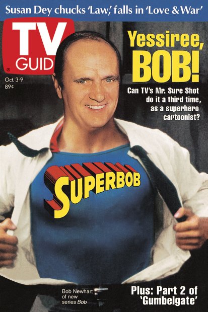 TV Guide cover - Bob Newhart - October 3, 1992