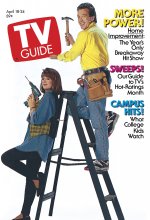 TV Guide cover - Tim Allen, Patricia Richardson - April 18, 1992