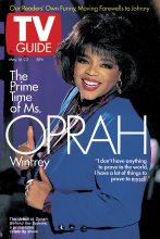 TV Guide cover - Oprah Winfrey - May 16, 1992