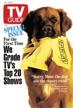 TV Guide cover - Dreyfuss - January 18, 1992