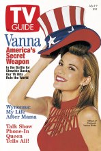TV Guide cover - Vanna White - July 3, 1993