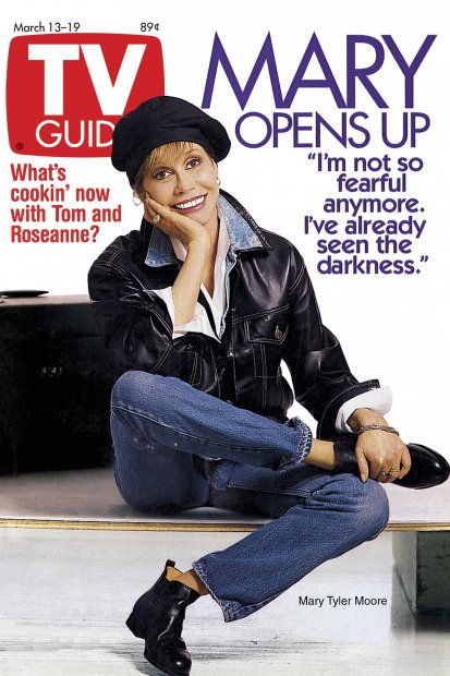 TV Guide cover - Mary Tyler Moore - March 13, 1993