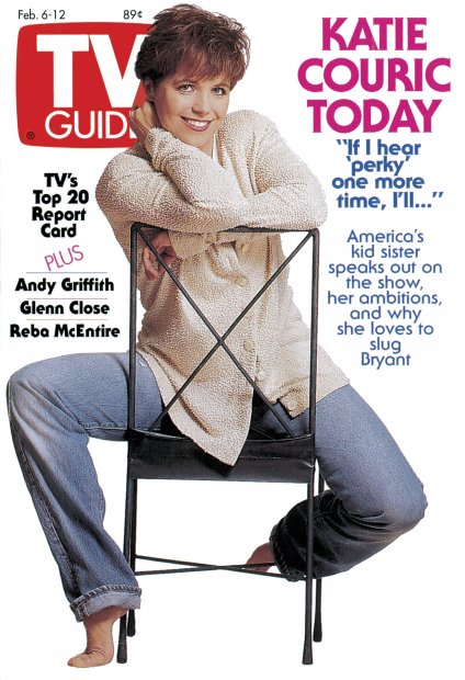 TV Guide cover - Katie Couric - February 6, 1993