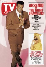 TV Guide cover - Arsenio Hall, Tori Spelling - May 8, 1993