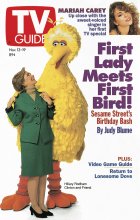 TV Guide cover - Bird Big, Mariah Carey, Hillary Clinton - November 13, 1993
