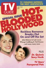 TV Guide cover - Lyle Lovett, Julia Roberts - July 17, 1993