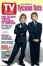 TV Guide cover - Ashley Olsen, Mary-Kate Olsen - August 7, 1993