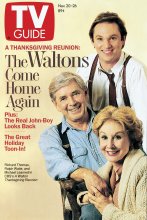 TV Guide cover - Michael Learned, Richard Thomas, Ralph Waite - November 20, 1993