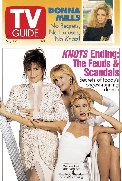 TV Guide cover - Michele Lee, Donna Mills, Nicollette Sheridan, Joan Van Ark - May 1, 1993