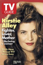 TV Guide cover - Kirstie Alley - April 9, 1994