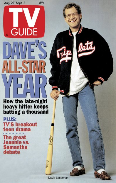TV Guide cover - David Letterman - August 27, 1994