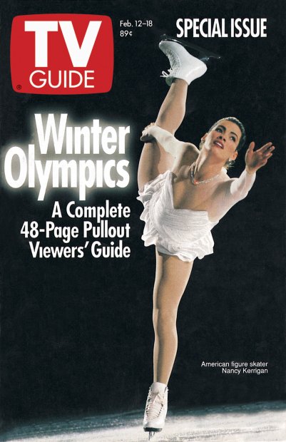 TV Guide cover - Nancy Kerrigan - February 12, 1994